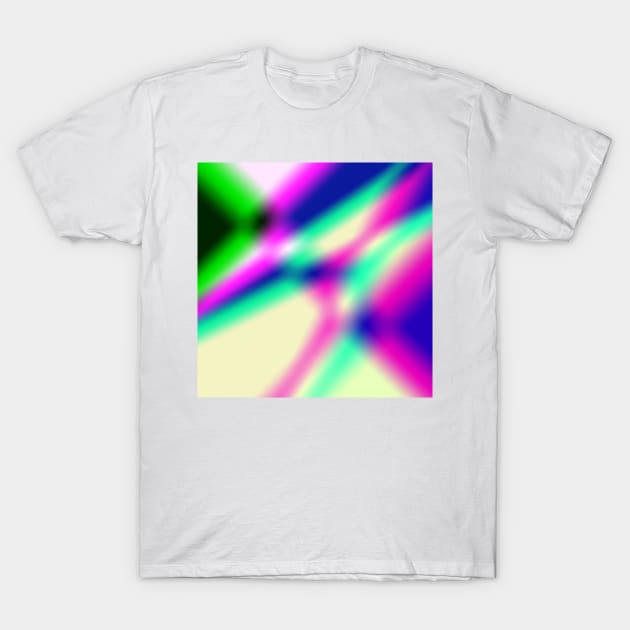 red blue green abstract texture background T-Shirt by Artistic_st